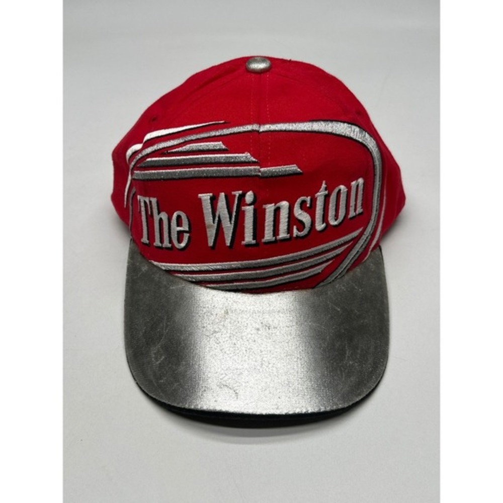 The Winston NASCAR Winston Cup‎ Series Hat Red Silver Chase Authentics